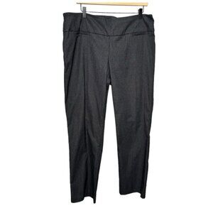 Ricki's Pull On Stretch Curve Control Grey Trousers Pants Size 16